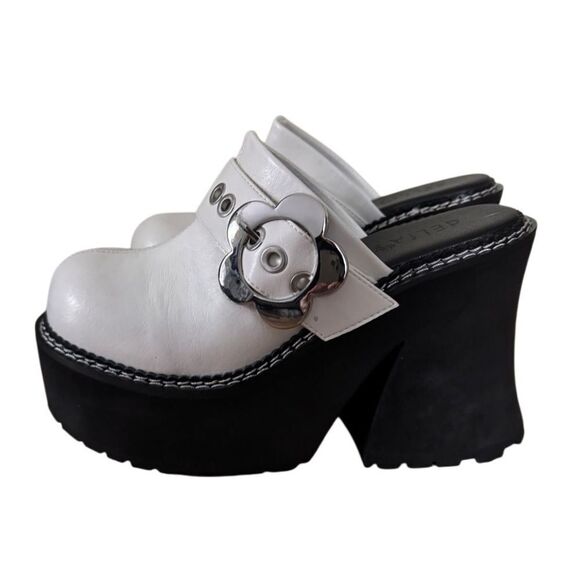 dElias by Dolls Kill Morning Gathering Platform Clogs Size 8 - Picture 1 of 8